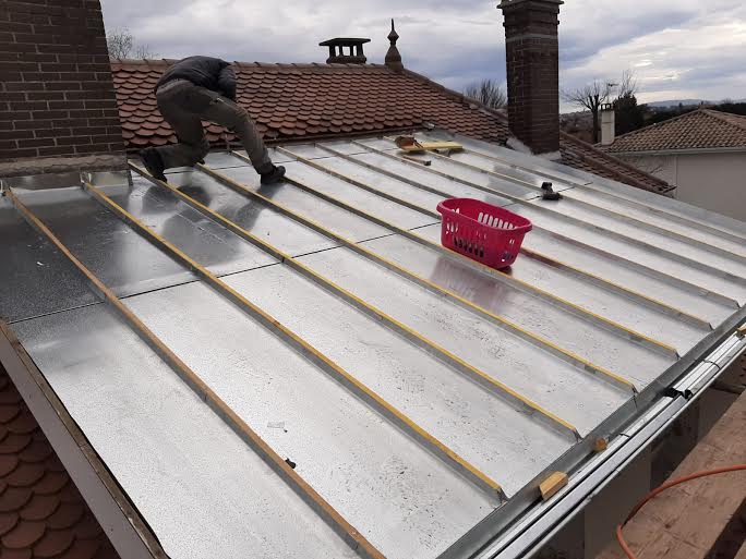 Renovation toiture zinc Lyon